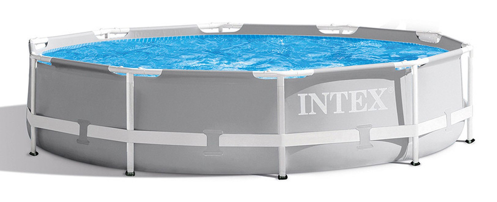 EAN 6941057414270 - Intex PrismFrame Piscina con anillo hinchable Círculo 4485 L Azul, Gris imagen 1