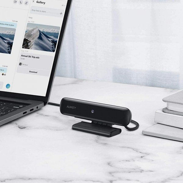 EAN 0631390543299 - AUKEY PC-W1 cámara web 2 MP USB Negro imagen 3