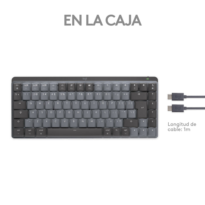 EAN 5099206103368 - Logitech 920-010837 teclado Oficina Bluetooth QWERTY Internacional de EE.UU. Grafito, Gris imagen 14