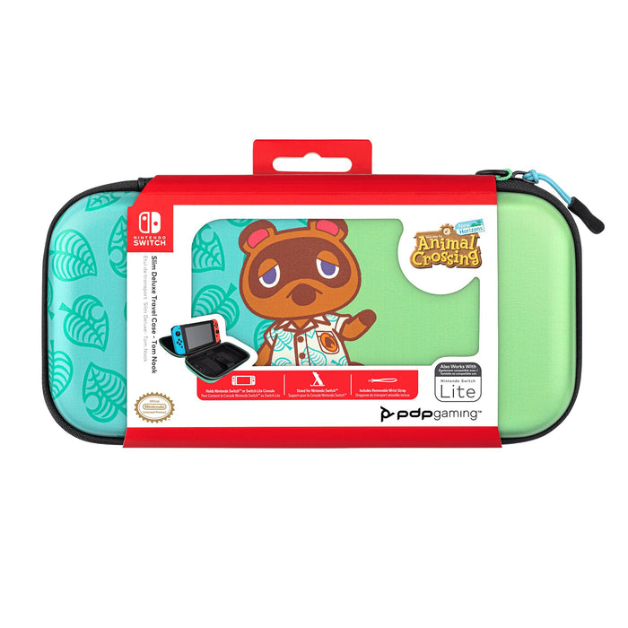 EAN 0708056068332 - PDP Slim Deluxe: Animal Crossing Tom Nook Funda protectora rígida Nintendo Azul, Verde imagen 3