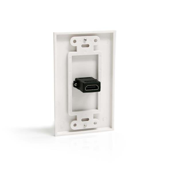 EAN 0065030844147 - StarTech.com HDMIPLATE placa de pared y cubierta de interruptor Blanco imagen 2