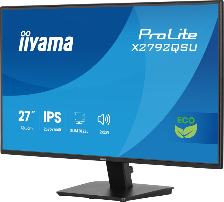 EAN 4948570126170 - iiyama ProLite X2792QSU-B1 pantalla para PC 68,6 cm (27") 2560 x 1440 Pixeles Quad HD Negro imagen 5