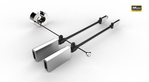 EAN 5704174883012 - Vivolink PROADRING8S adaptador de cable de vídeo Mini DisplayPort + USB-C HDMI Negro, Gris imagen 2