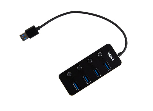 EAN 8435364318478 - iggual IGG318478 hub de interfaz USB 3.2 Gen 1 (3.1 Gen 1) Type-A 5000 Mbit/s Negro imagen 2