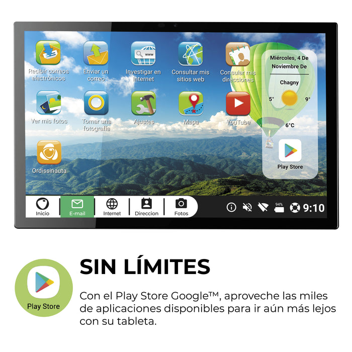 EAN 3760179061659 - ORDISSIMO ART0418 tablet 4G 64 GB 25,6 cm (10.1") 4 GB Wi-Fi 5 (802.11ac) Android 10 Negro imagen 7