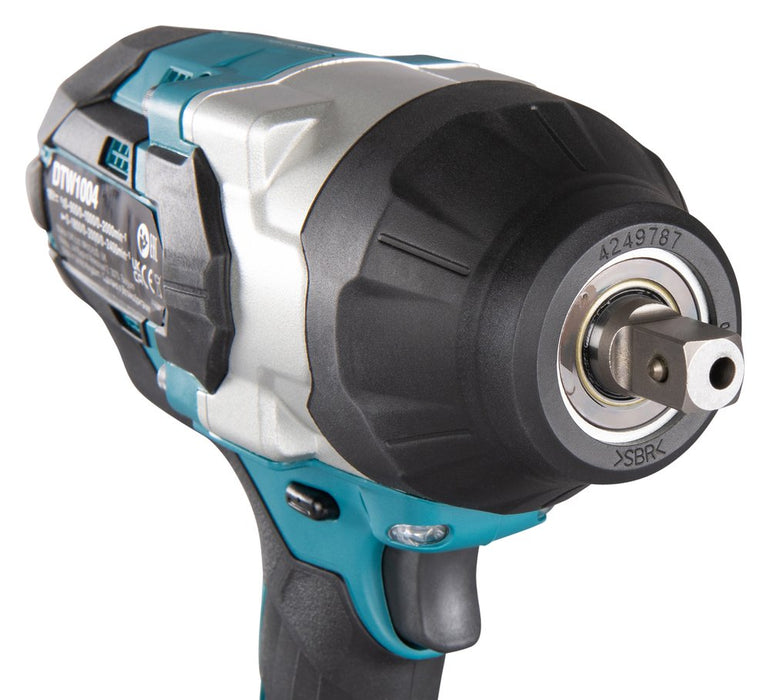 EAN 0197050001009 - Makita DTW1004Z atornilladora de impacto con batería 1/2" 2200 RPM 1050 Nm Negro, Turquesa 18 V imagen 12