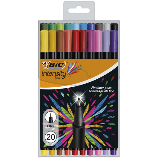 EAN 3086123509429 - BIC 953035 rotulador Fino Negro, Azul, Marrón, Verde, Gris, Azul claro, Verde claro, Lila, Naranja, Rosa, imagen 1