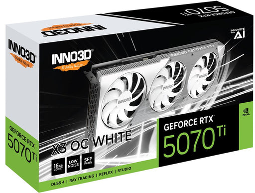 EAN 8886307700230 - INNO3D GeForce RTX 5070 Ti X3 OC WHITE NVIDIA 16 GB GDDR7 imagen 2