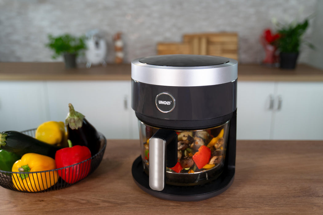 EAN 4011689586958 - Unold 58695 freidora Sencillo 3,5 L Independiente 1200 W Freidora de aire caliente Negro imagen 13