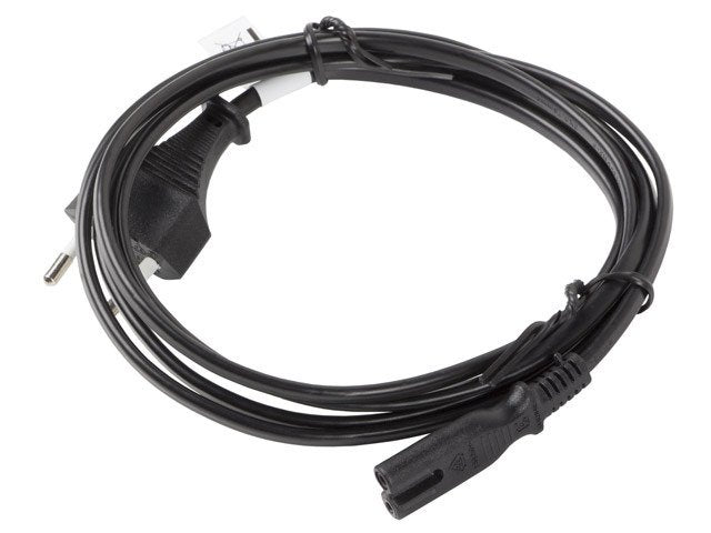 EAN 5901969429145 - Lanberg CA-C7CA-11CC-0030-BK cable de transmisión Negro 3 m CEE7/16 C7 acoplador imagen 1