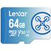 EAN 0843367128174 - Lexar FLY microSDXC UHS-I card 64 GB Clase 10 imagen 1