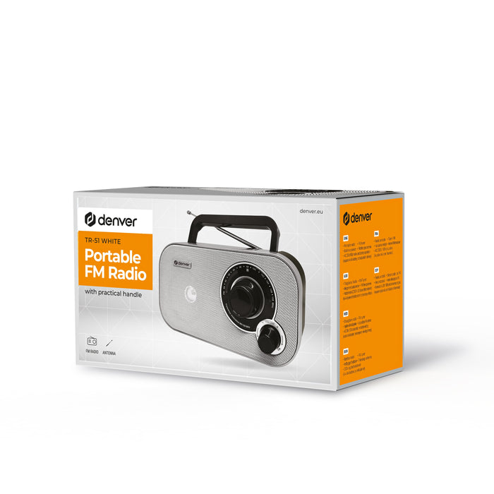 EAN 5706751052385 - Denver TR-51W Personal Analógica Blanco imagen 7