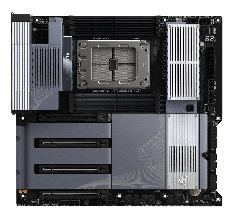 EAN 4719331863845 - GIGABYTE TRX50 AI TOP placa base AMD TRX50 Socket sTR5 ATX extendida imagen 2