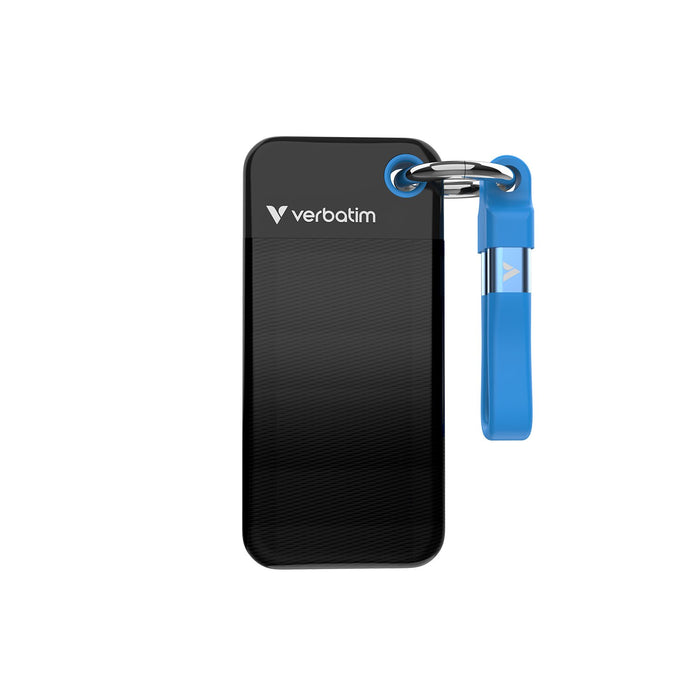 EAN 0023942321958 - Verbatim Pocket SSD 2 TB USB Tipo C 3.2 Gen 2 (3.1 Gen 2) Negro, Azul imagen 1