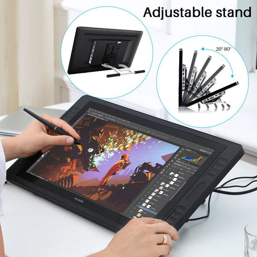 EAN 6930444801281 - HUION Kamvas Pro 20 tableta digitalizadora Negro 5080 líneas por pulgada 434,88 x 238,68 mm USB imagen 2
