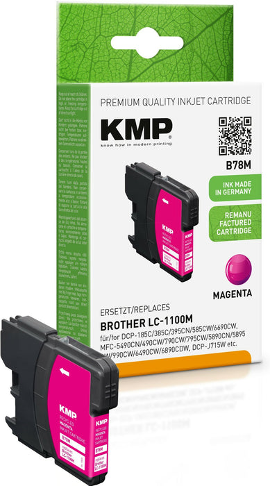 EAN 4011324370676 - KMP B78M cartucho de tinta 1 pieza(s) Compatible Magenta imagen 1