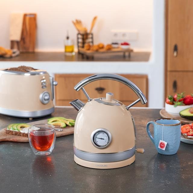 EAN 8435484014854 - Cecotec ThermoSense 420 tetera eléctrica 1,8 L 2200 W Beige imagen 3