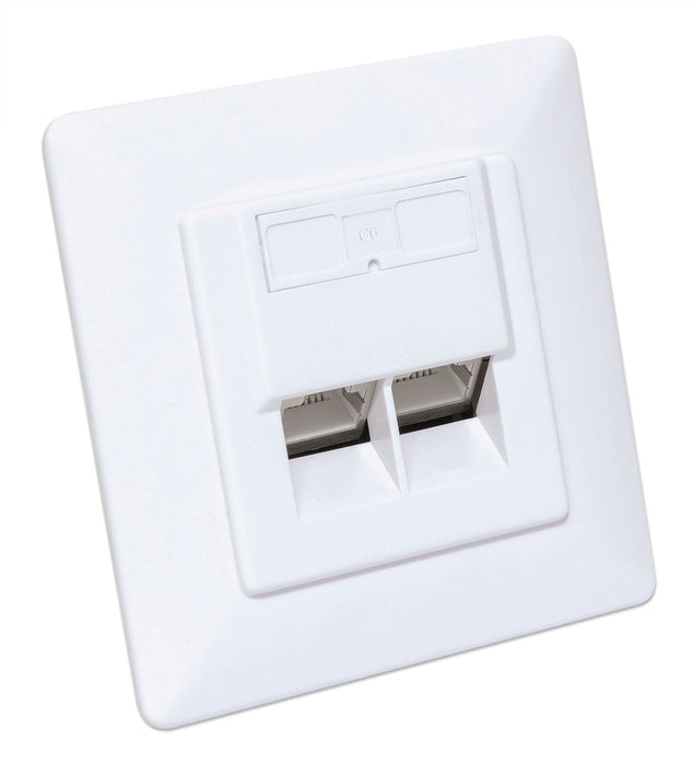 EAN 0766623771900 - Intellinet 771900 toma de corriente 2 x RJ-45 Blanco imagen 2