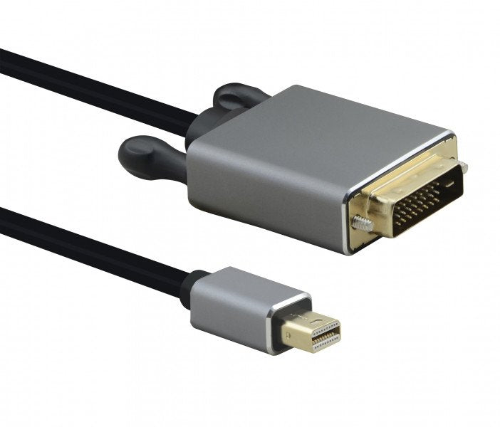 EAN 4005938884834 - Helos 288483 adaptador de cable de vídeo 3 m Mini DisplayPort DVI-D Negro imagen 1