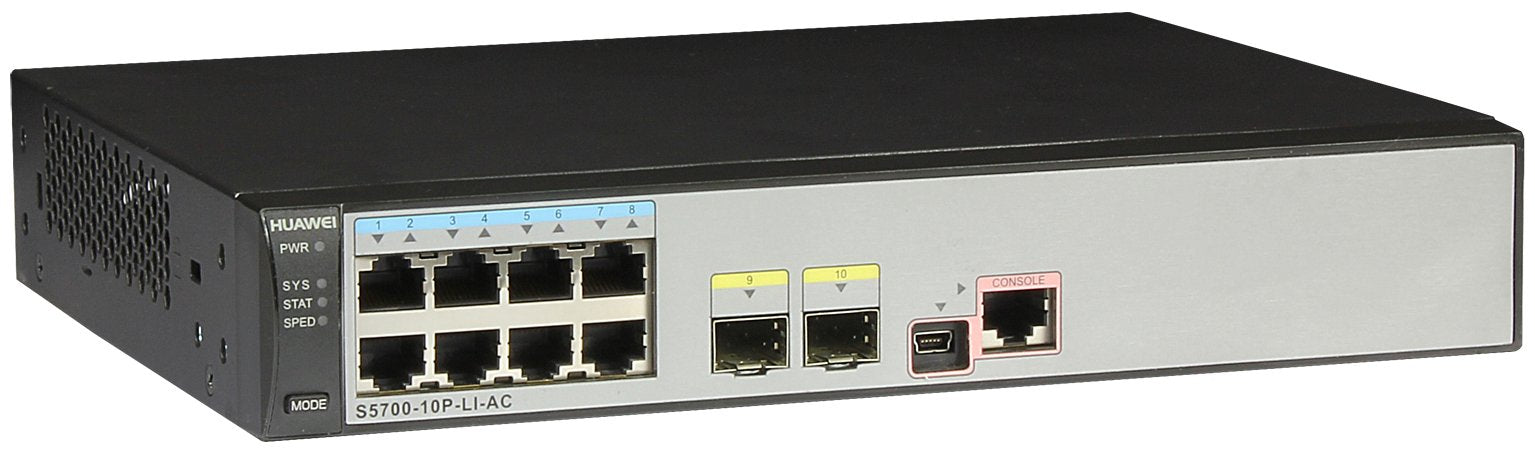 EAN 6901443013784 - Huawei S5700-10P-LI-AC Gestionado L2/L3 Gigabit Ethernet (10/100/1000) Negro imagen 3