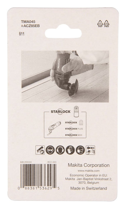 EAN 0088381536295 - Makita B-64799 hoja de sierra de calar, de sierra de marquetería y de sierra recíproca Bimetálico 1 pieza imagen 2