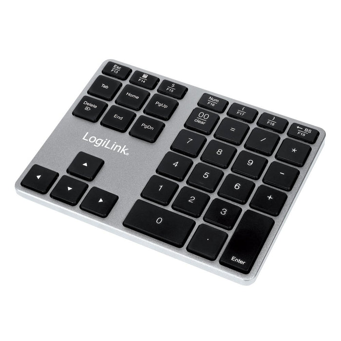 EAN 4052792054224 - LogiLink ID0187 teclado numérico Universal Bluetooth Aluminio, Negro imagen 1