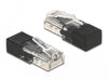 EAN 4043619668076 - DeLOCK 66807 conector RJ-45 Negro, Transparente imagen 1