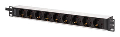 EAN 4016032501671 - Digitus DN-95440 unidad de distribución de energía (PDU) 9 salidas AC 1U Negro, Plata imagen 1