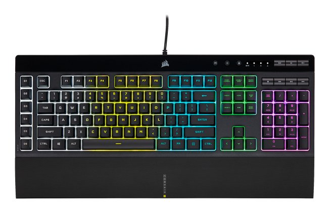 EAN 0840006631798 - Corsair K55 RGB PRO teclado Juego USB QWERTY Inglés de EE. UU. Negro imagen 1