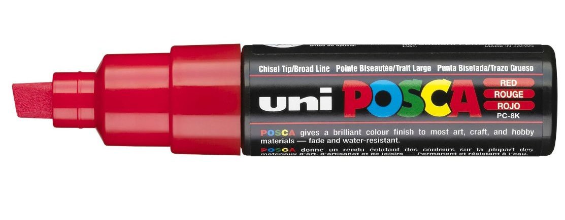 EAN 4902778916476 - POSCA PC-8K Rojo 1 pieza(s) imagen 1