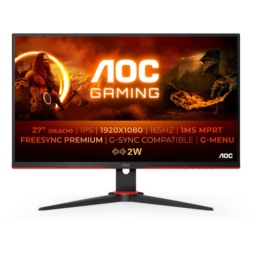 EAN 4038986180566 - AOC G2 27G2SPAE/BK LED display 68,6 cm (27") 1920 x 1080 Pixeles Full HD Negro, Rojo imagen 1