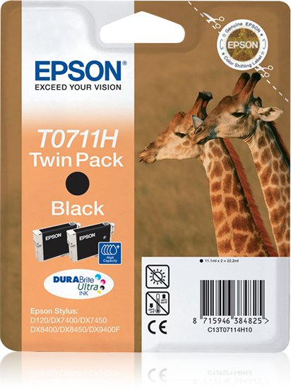 EAN 3610170030294 - Epson Giraffe T0711H cartucho de tinta 1 pieza(s) Original imagen 1