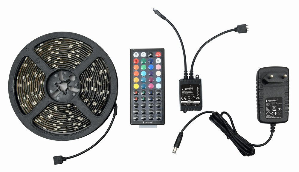 EAN 8716309113298 - Gembird LED-S-RGB500-01 cinta luminosa 17 W 5000 mm imagen 1