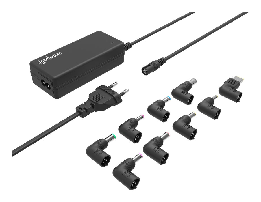 EAN 0766623180962 - Manhattan 180962 adaptador e inversor de corriente Interior 65 W Negro imagen 7