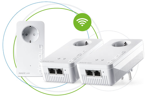 EAN 4250059686250 - Devolo MAGIC 2 WiFi next Multiroom Kit 2400 Mbit/s Ethernet Blanco 3 pieza(s) imagen 1