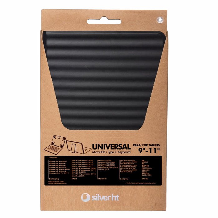 EAN 8420738309947 - SilverHT 112001740199 funda para tablet 27,9 cm (11") Folio Negro, Verde imagen 2