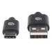 EAN 0766623353298 - Manhattan 353298 cable USB USB 2.0 1 m USB A Negro imagen 3