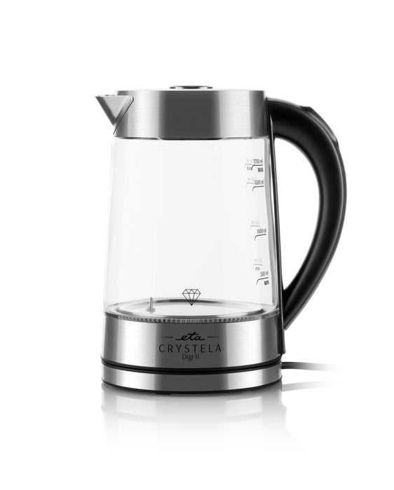EAN 8590393325658 - Eta Crystela Digi II tetera eléctrica 1,7 L 2200 W Acero inoxidable, Transparente imagen 2