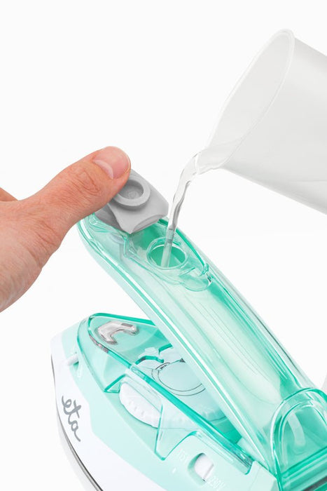 EAN 8590393324606 - Eta Sophia Plancha a vapor Suela de cerámica 1100 W Turquesa, Blanco imagen 6