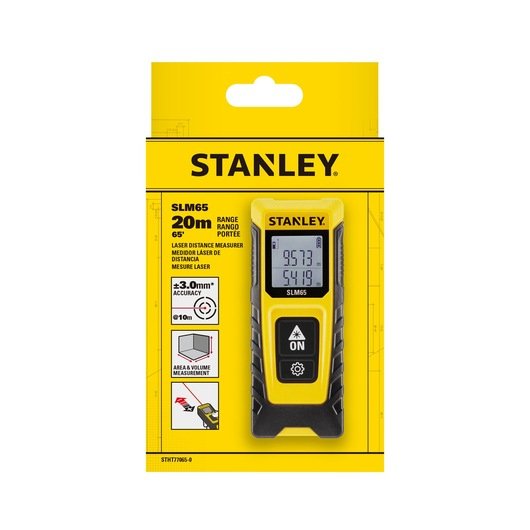 EAN 3253560770655 - Stanley SLM65 Medidor láser de distancias Negro, Amarillo 20 m imagen 26