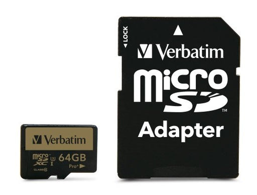EAN 0023942440345 - Verbatim Pro+ 64 GB MicroSDHC MLC Clase 10 imagen 1