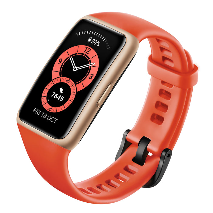 EAN 6941487216659 - Huawei Band 6 AMOLED Pulsera de actividad 3,73 cm (1.47") Rojo imagen 2