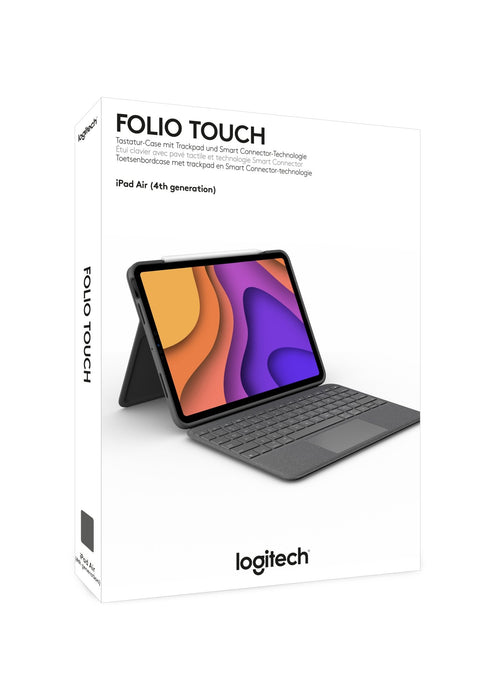 EAN 5099206093454 - Logitech Folio Touch AZERTY Francés Smart Connector Gris imagen 18