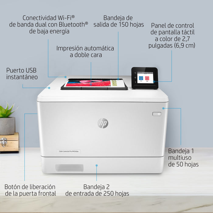 EAN 192545638555 - HP Color LaserJet Pro M454dw Laser A4 600 x 600 DPI 27 ppm Wifi imagen 11