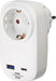 EAN 4007123696000 - Brennenstuhl 1508210010 adaptador de enchufe eléctrico Tipo F Blanco imagen 1