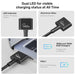 EAN 4894160050014 - UNITEK C14121BK-2M cable de transmisión Negro MagSafe 3 USB C imagen 7