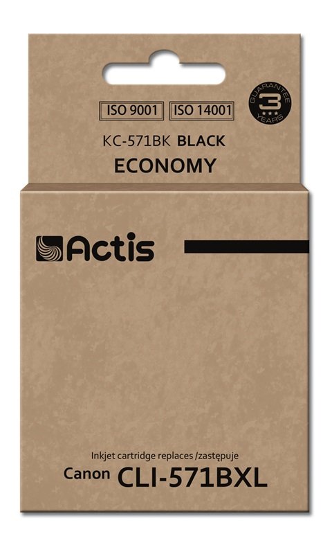 EAN 5901443103219 - Actis KC-571Bk cartucho de tinta 1 pieza(s) Compatible Rendimiento estándar Negro imagen 1