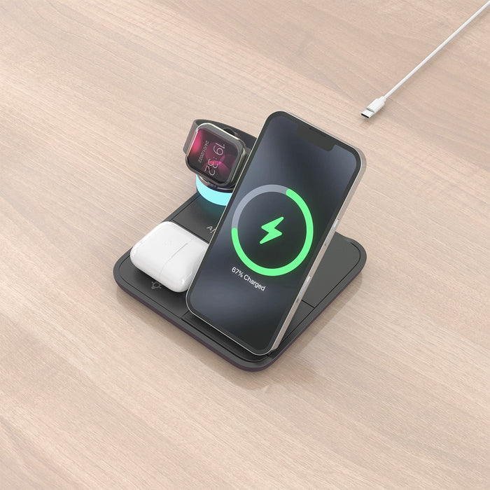 EAN 8435739903490 - AISENS ASCH-15W4WC062-BK cargador de dispositivo móvil Auriculares, Smartphone, Reloj inteligente Cargado imagen 6