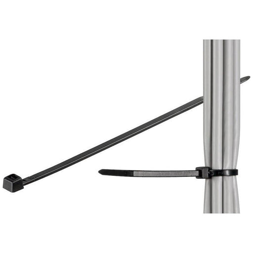 EAN 8057685306394 - Techly 142 x 3.5mm presilla Nylon Negro 100 pieza(s) imagen 1