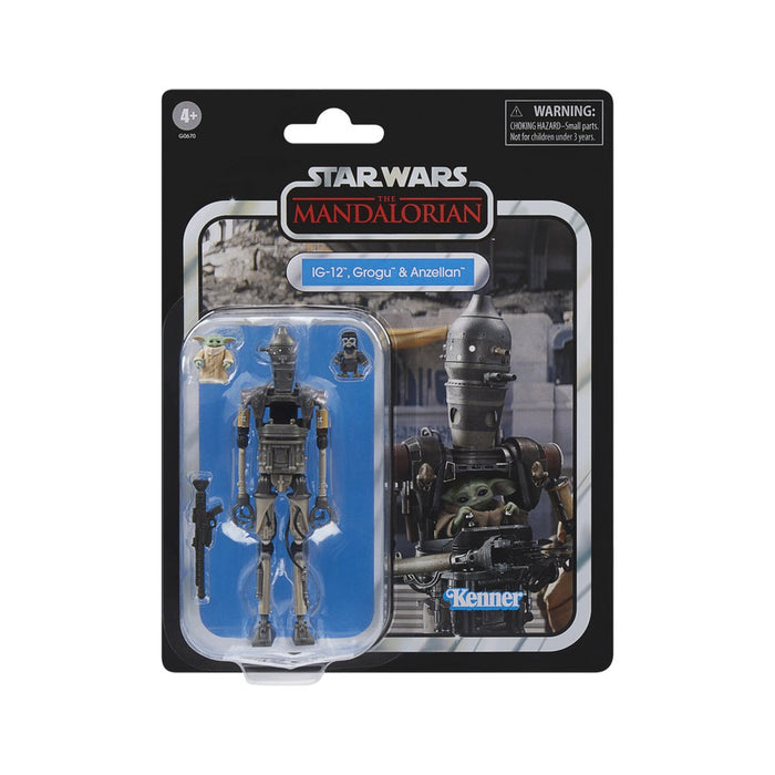 EAN 5010996292094 - Star Wars The Vintage Collection IG-12, Grogu & Anzellan imagen 4